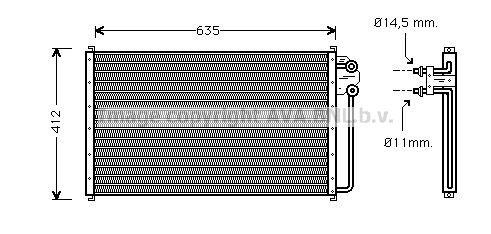 AVA QUALITY COOLING kondensatorius, oro kondicionierius FD5236